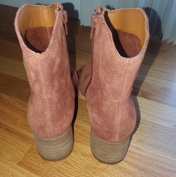 Lucky brand Laidem Bootie cognac suede - Picture 4 of 8